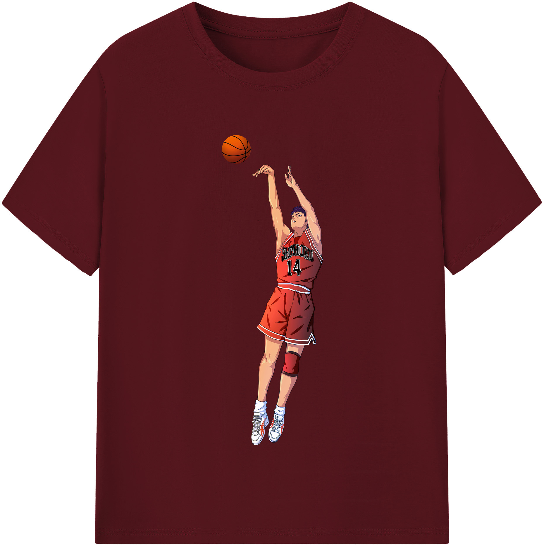 （画像用） SLAM DUNK／スラムダンク 綿100％半袖Tシャツ（フロントプリント）